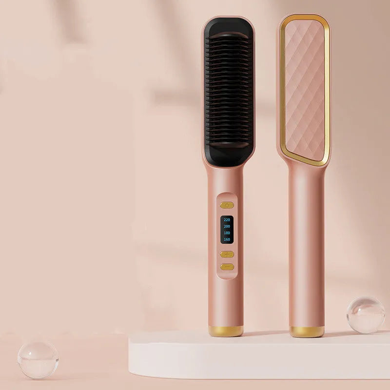 Multifunctional Anti-scald Negative Ion Straight Curling Comb - Bellarte Enchanté Multifunctional Anti-scald Negative Ion Straight Curling Comb
