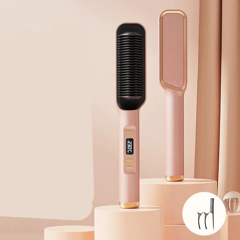 Multifunctional Anti-scald Negative Ion Straight Curling Comb - Bellarte Enchanté Multifunctional Anti-scald Negative Ion Straight Curling Comb