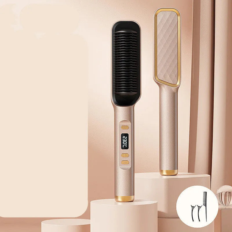 Multifunctional Anti-scald Negative Ion Straight Curling Comb - Bellarte Enchanté Multifunctional Anti-scald Negative Ion Straight Curling Comb
