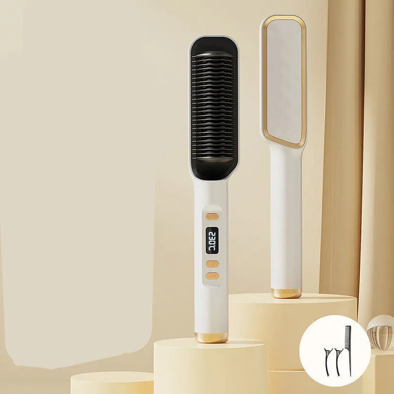 Multifunctional Anti-scald Negative Ion Straight Curling Comb - Bellarte Enchanté Multifunctional Anti-scald Negative Ion Straight Curling Comb