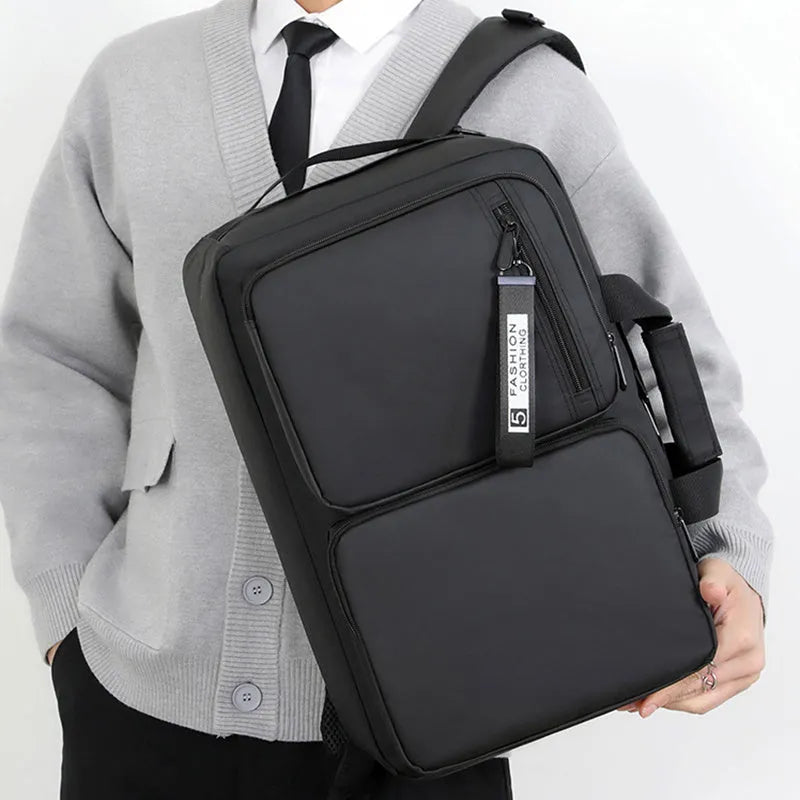 Multifunctional Backpack Large Capacity Business Laptop Bag Leisure Travel Commuter Schoolbag Portable Shoulder Bag - Bellarte Enchanté Multifunctional Backpack Large Capacity Business Laptop Bag Leisure Travel Commuter Schoolbag Portable Shoulder Bag