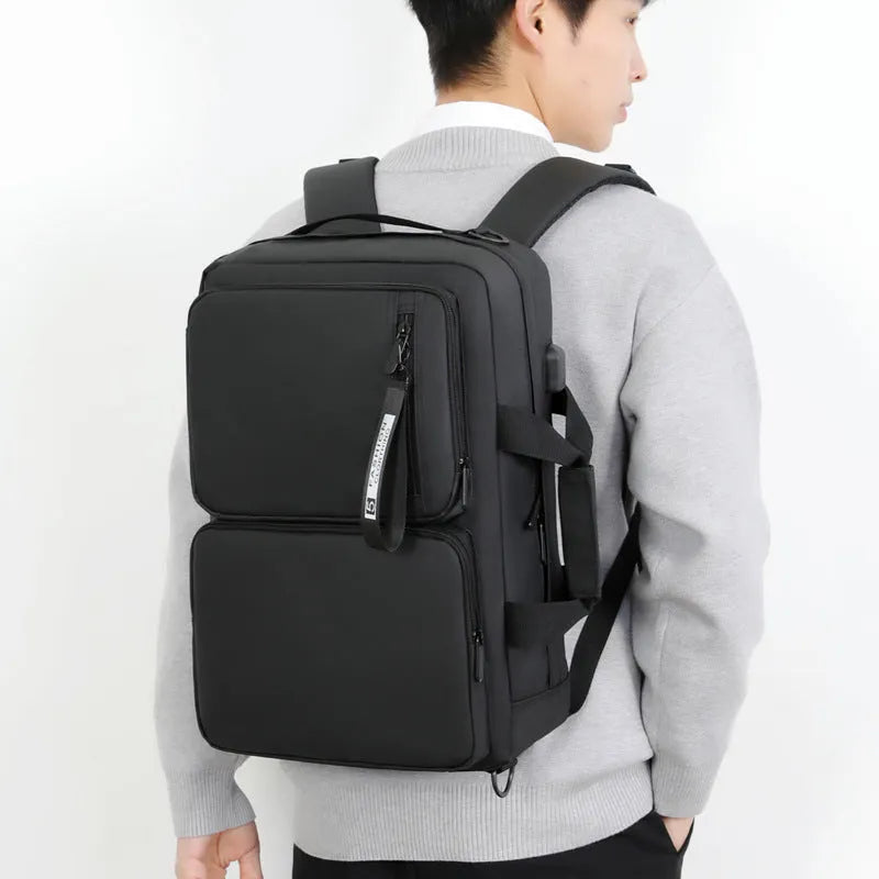 Multifunctional Backpack Large Capacity Business Laptop Bag Leisure Travel Commuter Schoolbag Portable Shoulder Bag - Bellarte Enchanté Multifunctional Backpack Large Capacity Business Laptop Bag Leisure Travel Commuter Schoolbag Portable Shoulder Bag