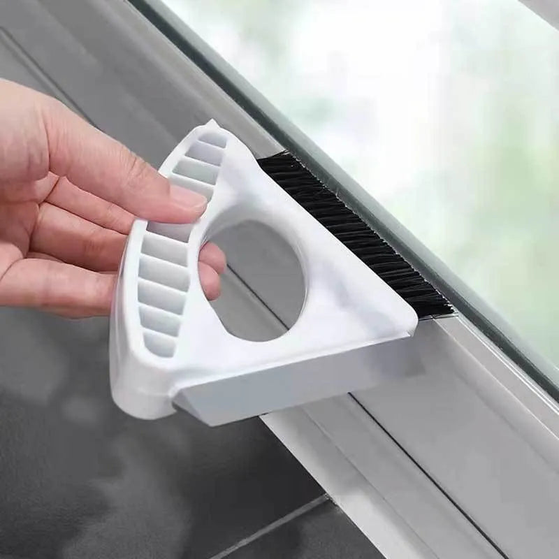 Multifunctional Cleaning Brush Glass Scraper Window Sill Gap Track - Bellarte Enchanté Multifunctional Cleaning Brush Glass Scraper Window Sill Gap Track
