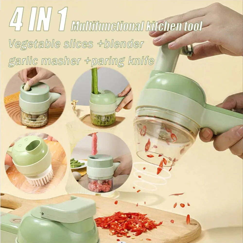 Multifunctional Electric Vegetable Slicer Kitchen Fruit Salad Cutter Carrot Potato Chopper Cutting Machine Stainless Steel Blade - Bellarte Enchanté Multifunctional Electric Vegetable Slicer Kitchen Fruit Salad Cutter Carrot Potato Chopper Cutting Machine Stainless Steel Blade