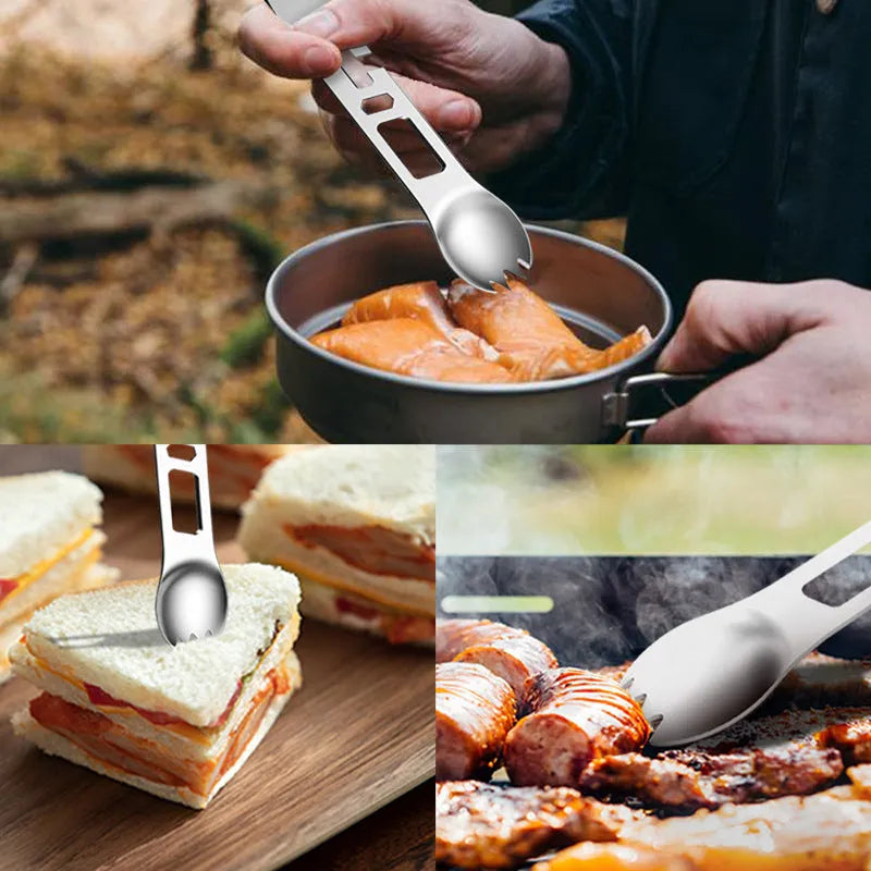 Multifunctional Knife Fork Spoon Outdoor Tableware - Bellarte Enchanté Multifunctional Knife Fork Spoon Outdoor Tableware