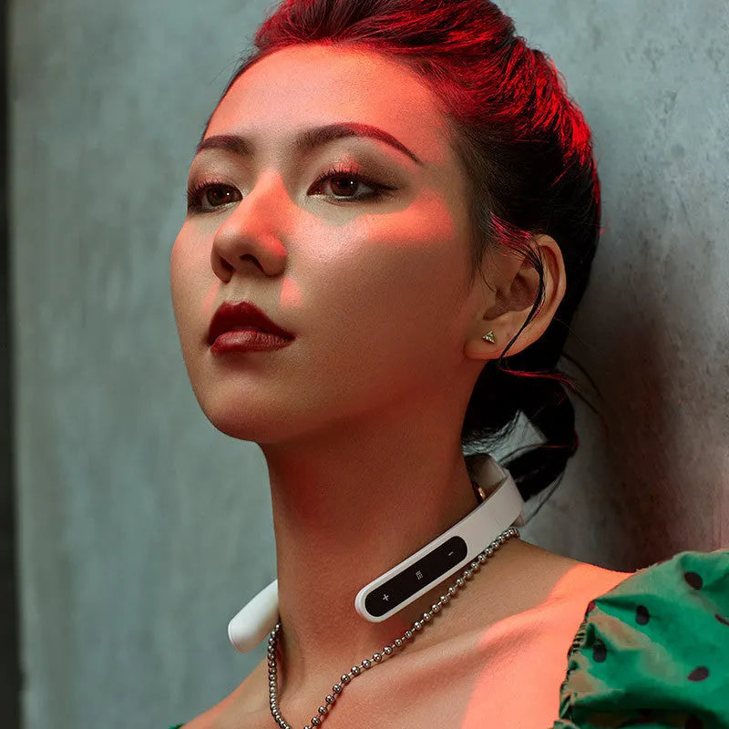 Multifunctional Smart Shoulder And Neck Small Foldable Hot Compress Pulse Massager - Bellarte Enchanté Multifunctional Smart Shoulder And Neck Small Foldable Hot Compress Pulse Massager