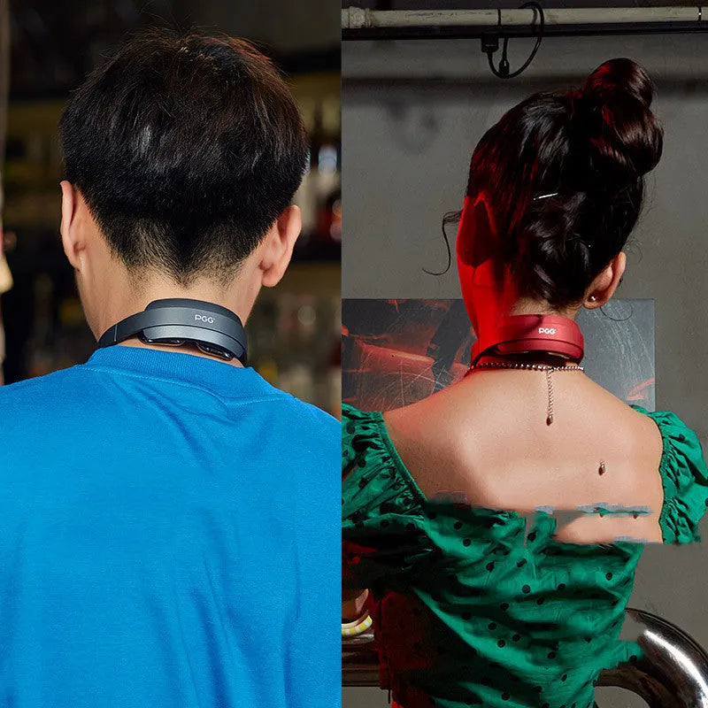 Multifunctional Smart Shoulder And Neck Small Foldable Hot Compress Pulse Massager - Bellarte Enchanté Multifunctional Smart Shoulder And Neck Small Foldable Hot Compress Pulse Massager