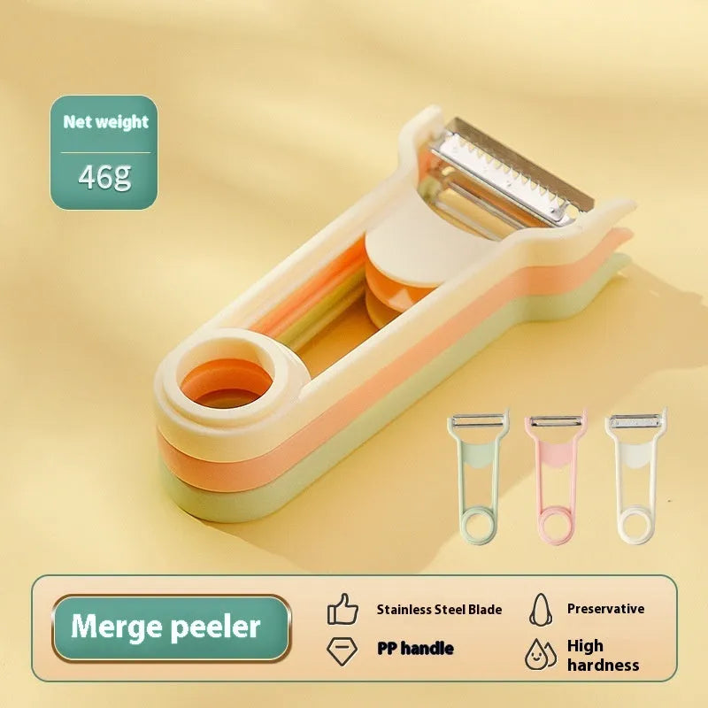 Multifunctional Three-in-one Grater Stainless Steel Beam Knife Kitchen Gadgets - Bellarte Enchanté Multifunctional Three-in-one Grater Stainless Steel Beam Knife Kitchen Gadgets