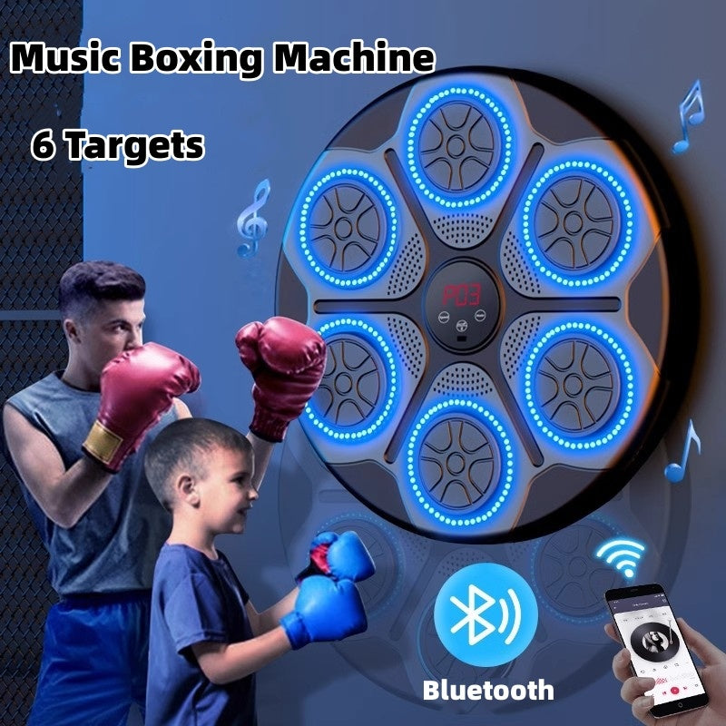 Music Boxing Machine Household With RGB Light Bluetooth-compatible Adults Mode Speed Adjustable For Indoor Kickboxing Karate Fitness Home - Bellarte Enchanté Music Boxing Machine Household With RGB Light Bluetooth-compatible Adults Mode Speed Adjustable For Indoor Kickboxing Karate Fitness Home