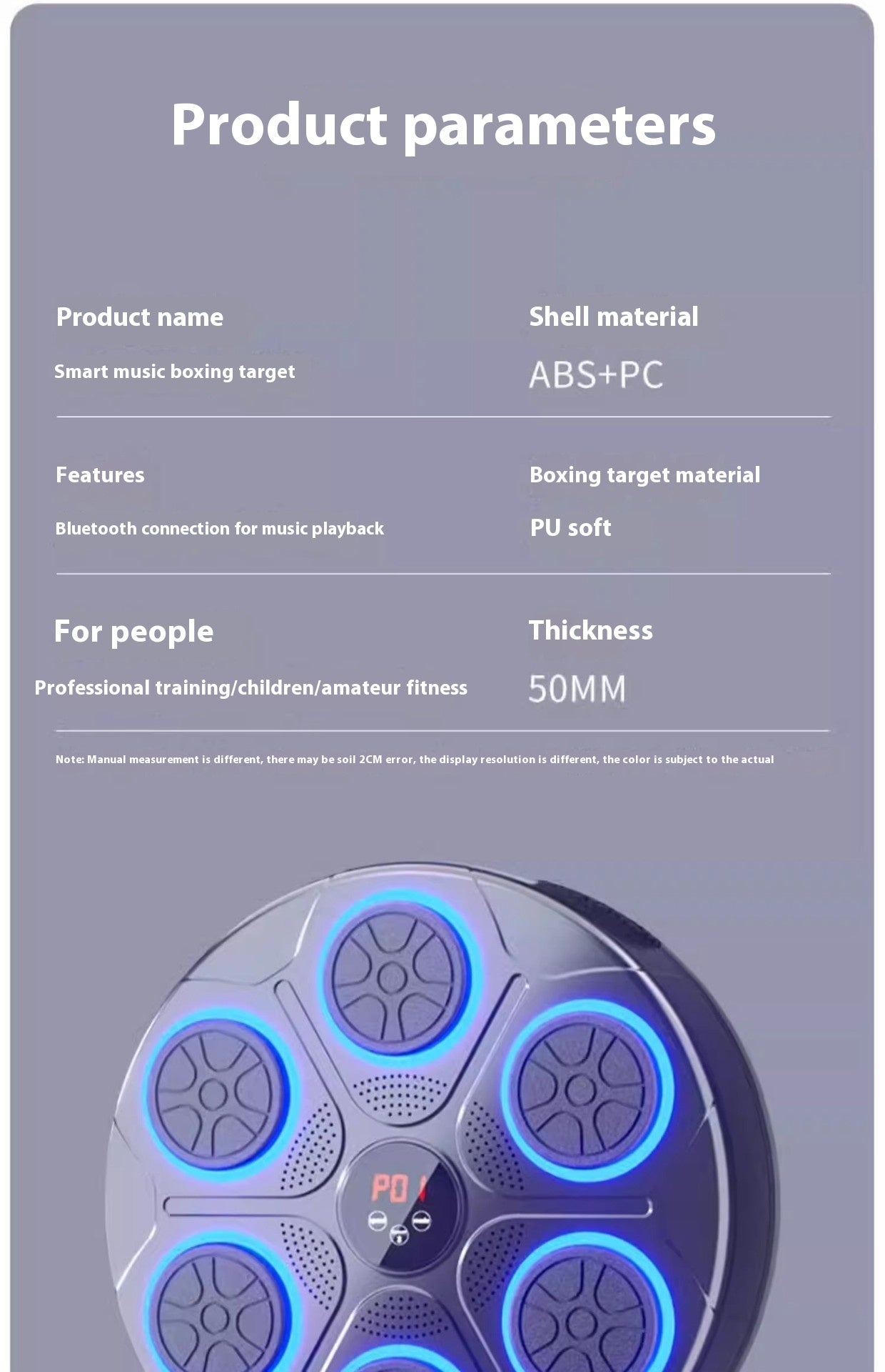 Music Boxing Machine Household With RGB Light Bluetooth-compatible Adults Mode Speed Adjustable For Indoor Kickboxing Karate Fitness Home - Bellarte Enchanté Music Boxing Machine Household With RGB Light Bluetooth-compatible Adults Mode Speed Adjustable For Indoor Kickboxing Karate Fitness Home