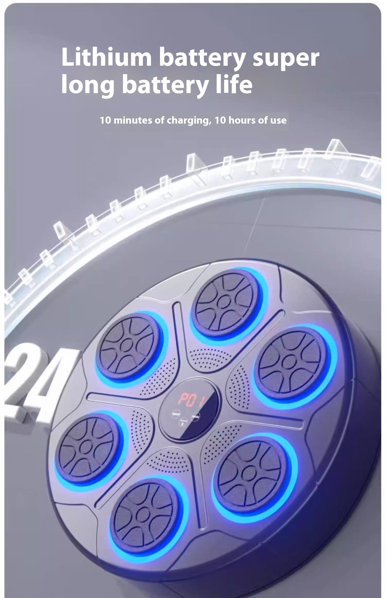 Music Boxing Machine Household With RGB Light Bluetooth-compatible Adults Mode Speed Adjustable For Indoor Kickboxing Karate Fitness Home - Bellarte Enchanté Music Boxing Machine Household With RGB Light Bluetooth-compatible Adults Mode Speed Adjustable For Indoor Kickboxing Karate Fitness Home