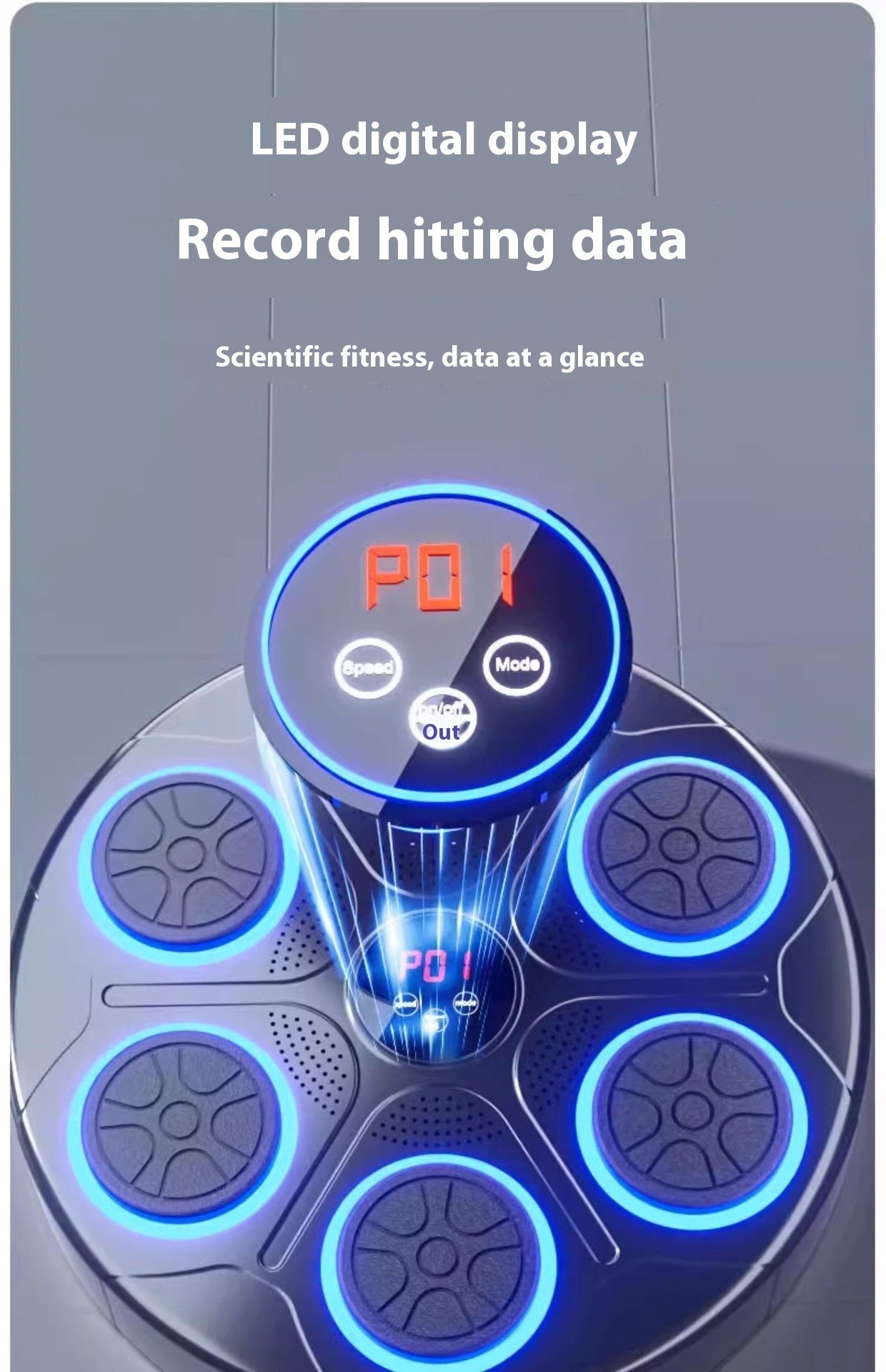 Music Boxing Machine Household With RGB Light Bluetooth-compatible Adults Mode Speed Adjustable For Indoor Kickboxing Karate Fitness Home - Bellarte Enchanté Music Boxing Machine Household With RGB Light Bluetooth-compatible Adults Mode Speed Adjustable For Indoor Kickboxing Karate Fitness Home