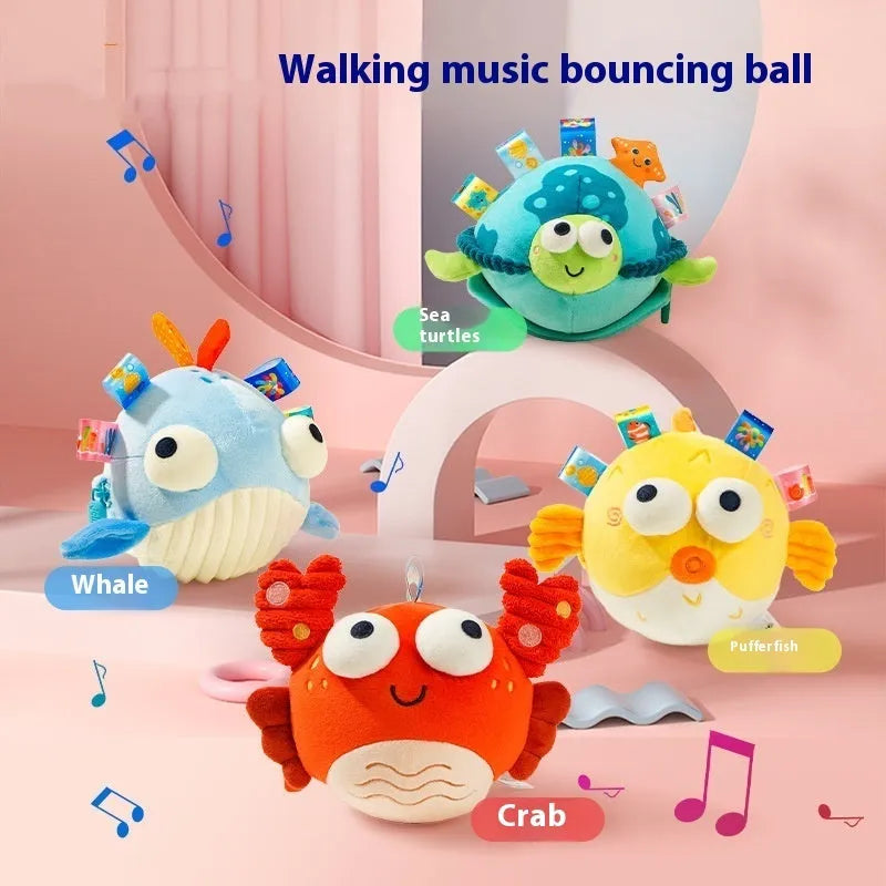 Music Jumping Ball USB Charging Recording Singing Early Education Toys For Babies - Bellarte Enchanté Music Jumping Ball USB Charging Recording Singing Early Education Toys For Babies