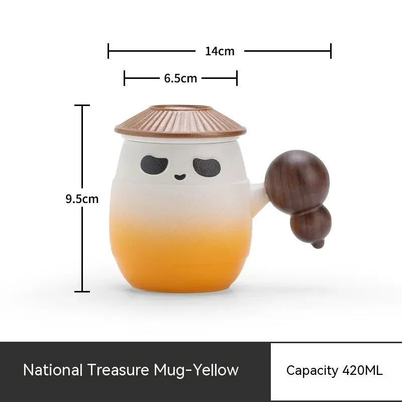 National Panda Ceramic Office Cup - Bellarte Enchanté National Panda Ceramic Office Cup