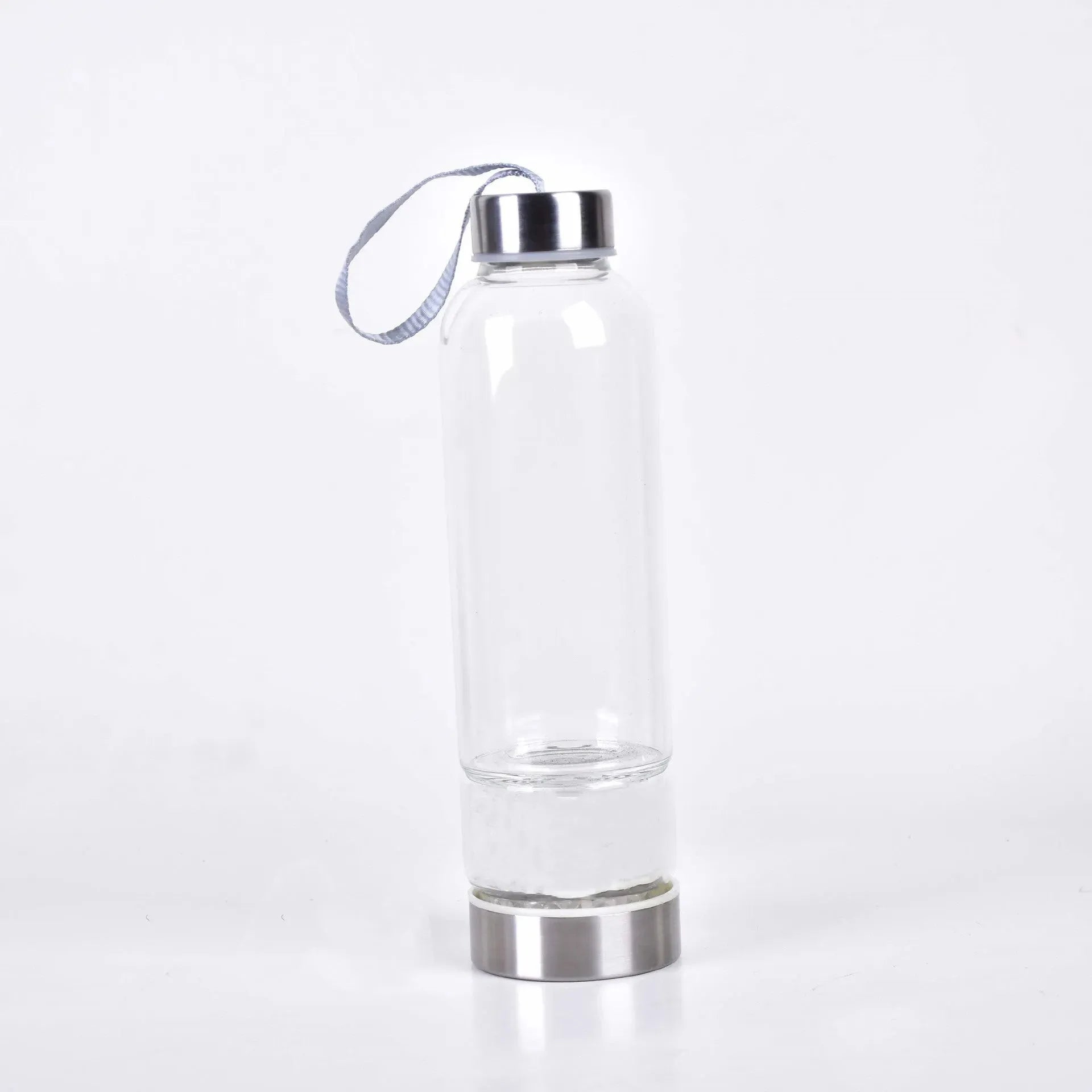 Natural crystal gravel water bottle - Bellarte Enchanté Natural crystal gravel water bottle