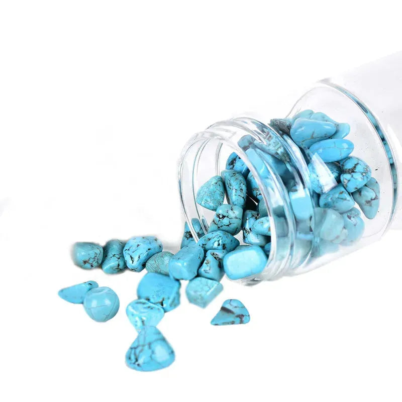 Natural crystal gravel water bottle - Bellarte Enchanté Natural crystal gravel water bottle