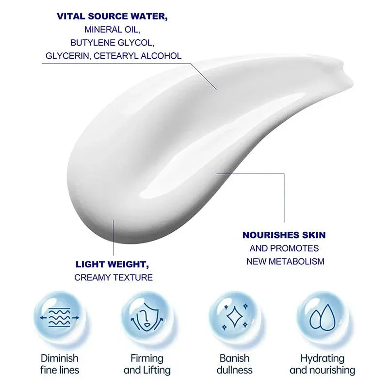 Neck Lines Protein Cream Eliminate Double Chin Moisturizing Reducing Fine Lines Lifting Brightening Rejuvenation Face Skin Care - Bellarte Enchanté Neck Lines Protein Cream Eliminate Double Chin Moisturizing Reducing Fine Lines Lifting Brightening Rejuvenation Face Skin Care