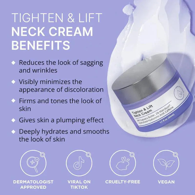 Neck Lines Protein Cream Eliminate Double Chin Moisturizing Reducing Fine Lines Lifting Brightening Rejuvenation Face Skin Care - Bellarte Enchanté Neck Lines Protein Cream Eliminate Double Chin Moisturizing Reducing Fine Lines Lifting Brightening Rejuvenation Face Skin Care