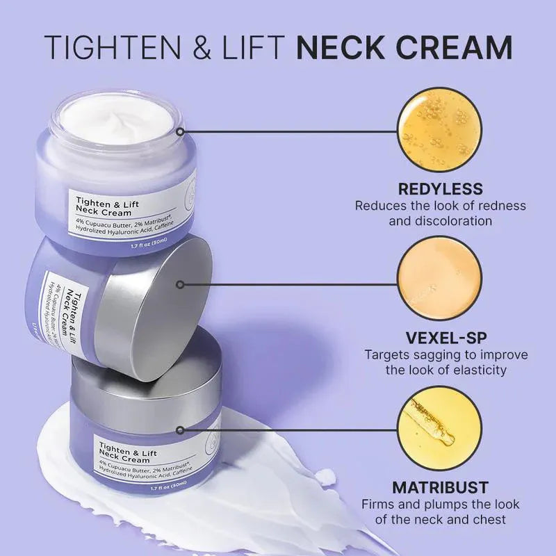 Neck Lines Protein Cream Eliminate Double Chin Moisturizing Reducing Fine Lines Lifting Brightening Rejuvenation Face Skin Care - Bellarte Enchanté Neck Lines Protein Cream Eliminate Double Chin Moisturizing Reducing Fine Lines Lifting Brightening Rejuvenation Face Skin Care