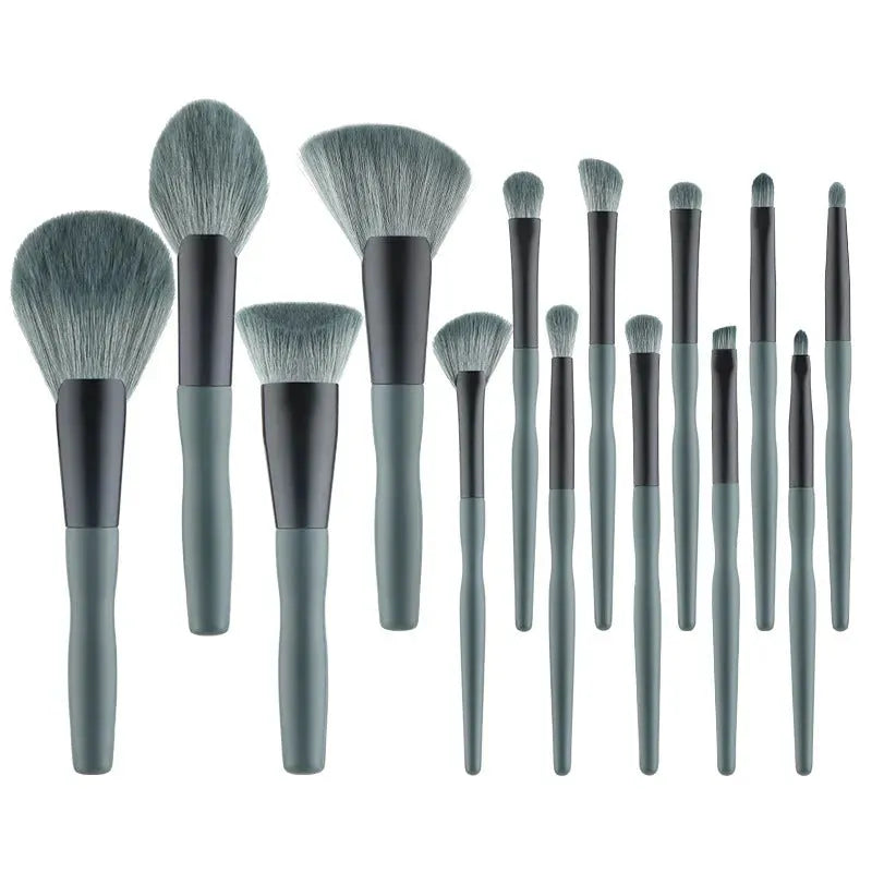 New 14 Banana Makeup Brushes Suit - Bellarte Enchanté New 14 Banana Makeup Brushes Suit
