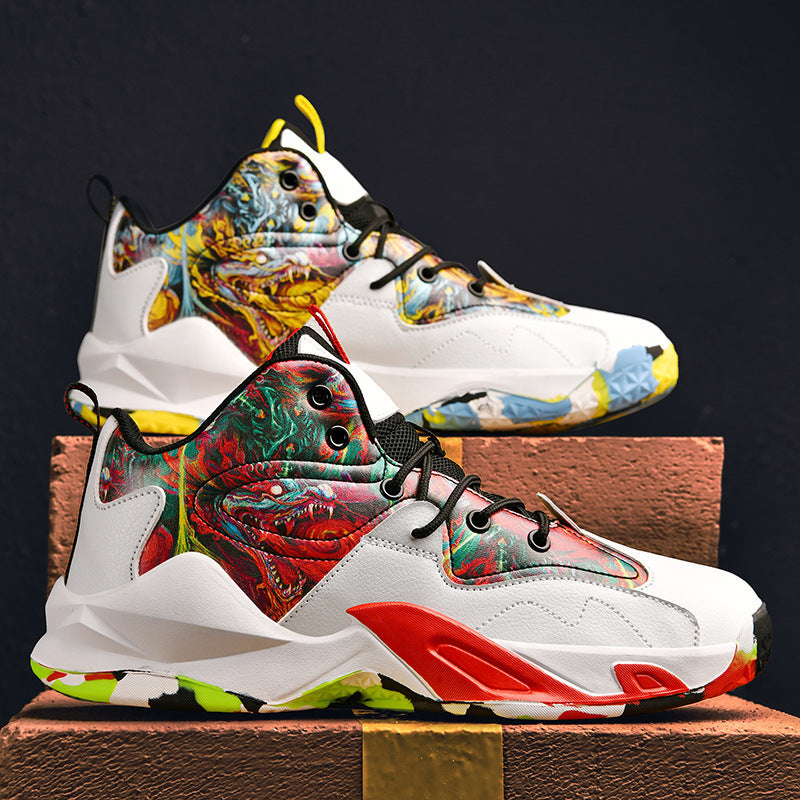 New All-match Men's Mid-top Casual Sports Basketball Shoes - Bellarte Enchanté New All-match Men's Mid-top Casual Sports Basketball Shoes