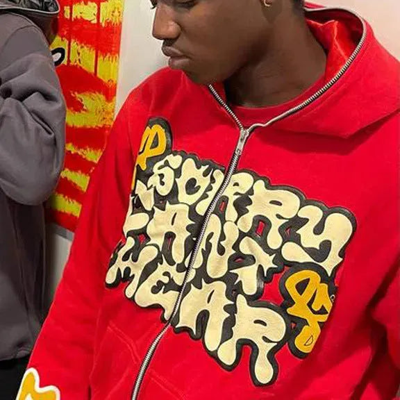 New American Style Hoodie,Gardigan - Bellarte Enchanté New American Style Hoodie,Gardigan