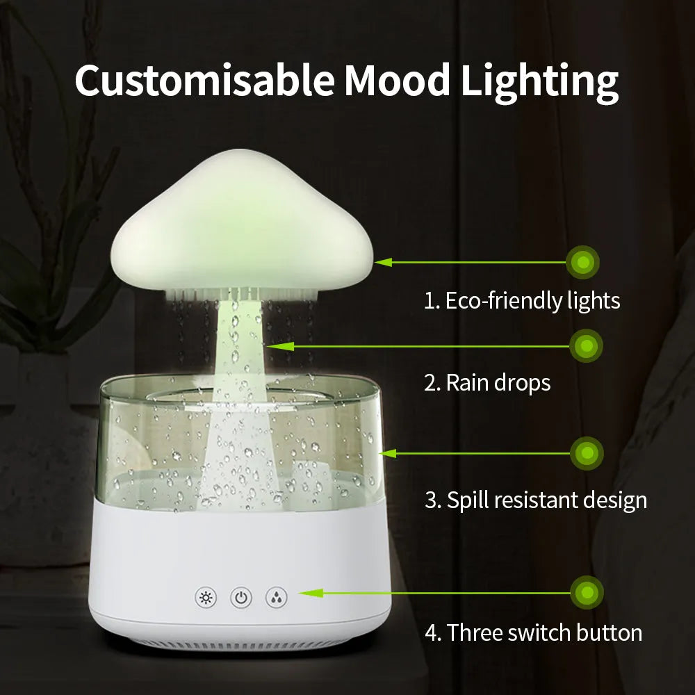 New Arrival Rain Cloud Humidifier Rain Drip Aromatherapy Essential Oil - Bellarte Enchanté New Arrival Rain Cloud Humidifier Rain Drip Aromatherapy Essential Oil