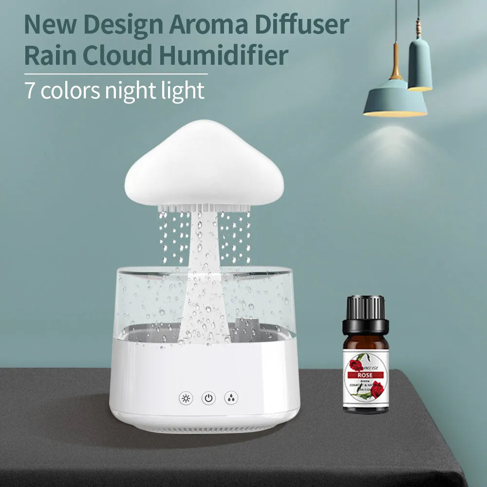 New Arrival Rain Cloud Humidifier Rain Drip Aromatherapy Essential Oil - Bellarte Enchanté New Arrival Rain Cloud Humidifier Rain Drip Aromatherapy Essential Oil