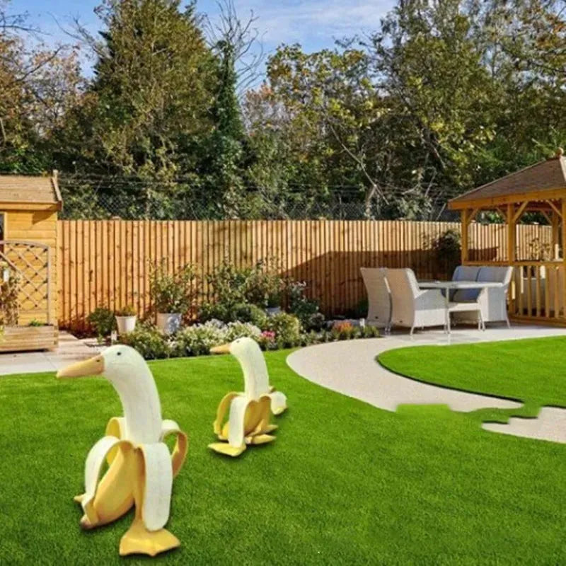 New Banana Duck Decor Creative Art Ornament Creative Furnishing Articles Interesting Jardin Garden Decoration Statue - Bellarte Enchanté New Banana Duck Decor Creative Art Ornament Creative Furnishing Articles Interesting Jardin Garden Decoration Statue