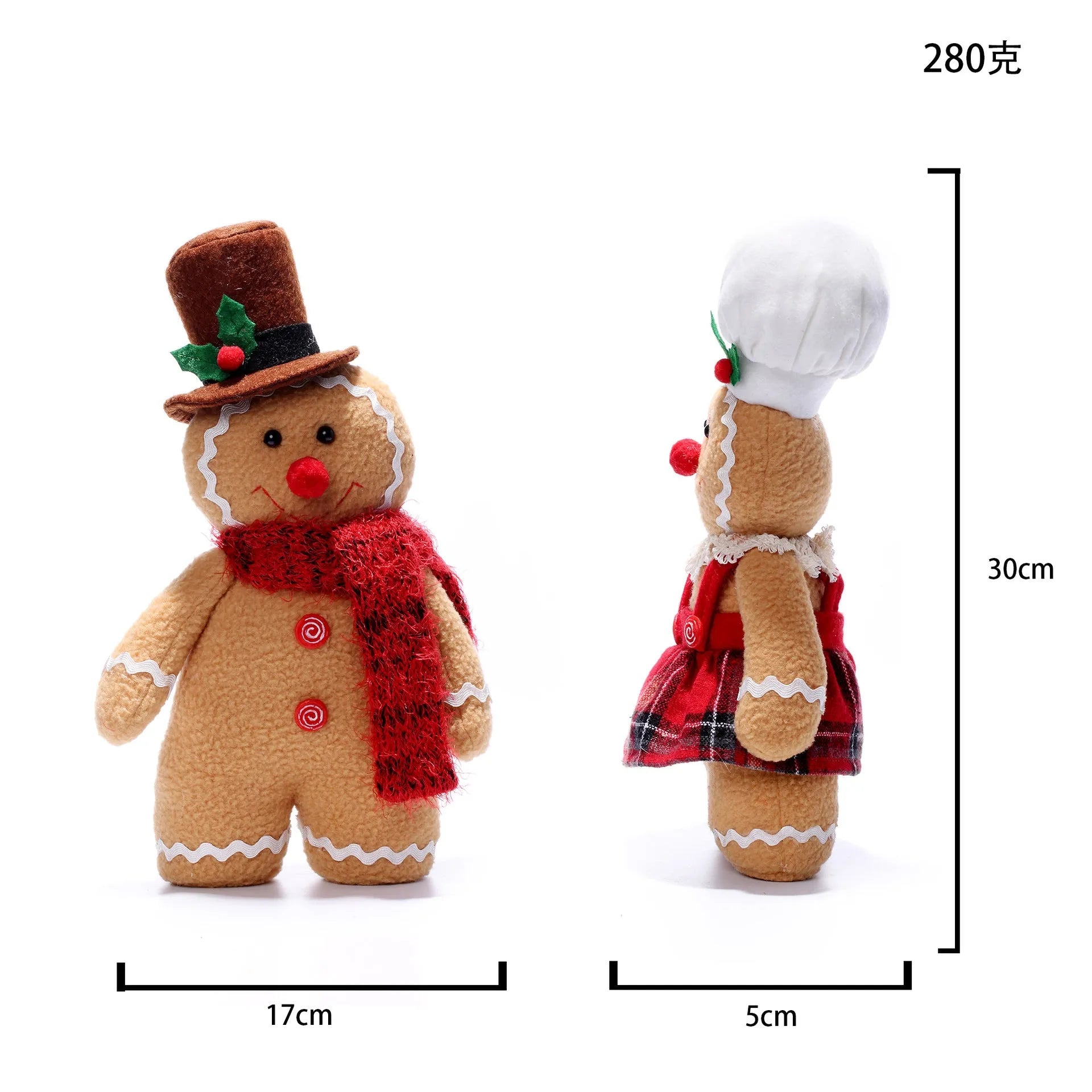 New Christmas Decoration Gingerbread Man Doll - Bellarte Enchanté New Christmas Decoration Gingerbread Man Doll