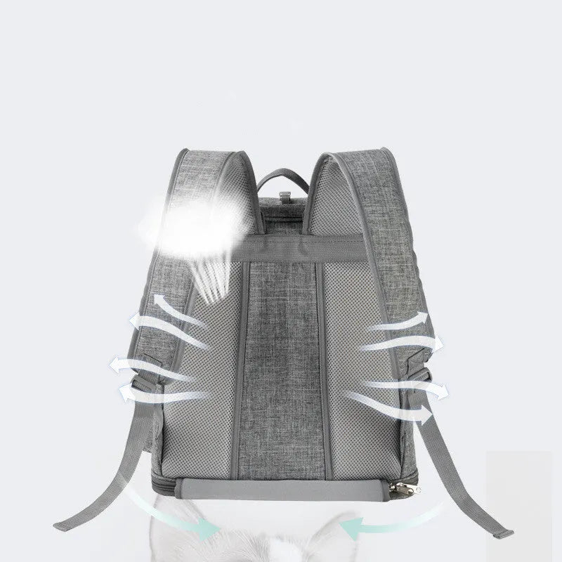 New Dog Bag Backpack Oxford Cloth Out Portable Pet Backpack Dog Shoulder Pet Bag - Bellarte Enchanté New Dog Bag Backpack Oxford Cloth Out Portable Pet Backpack Dog Shoulder Pet Bag