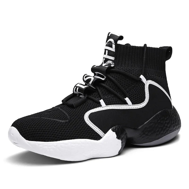 New Flying Knit Socks High-Top Men's Shoes - Bellarte Enchanté New Flying Knit Socks High-Top Men's Shoes