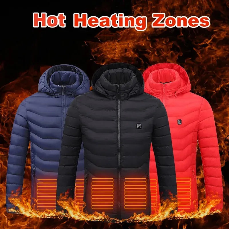 New Heated Jacket Coat USB Electric Jacket - Bellarte Enchanté New Heated Jacket Coat USB Electric Jacket