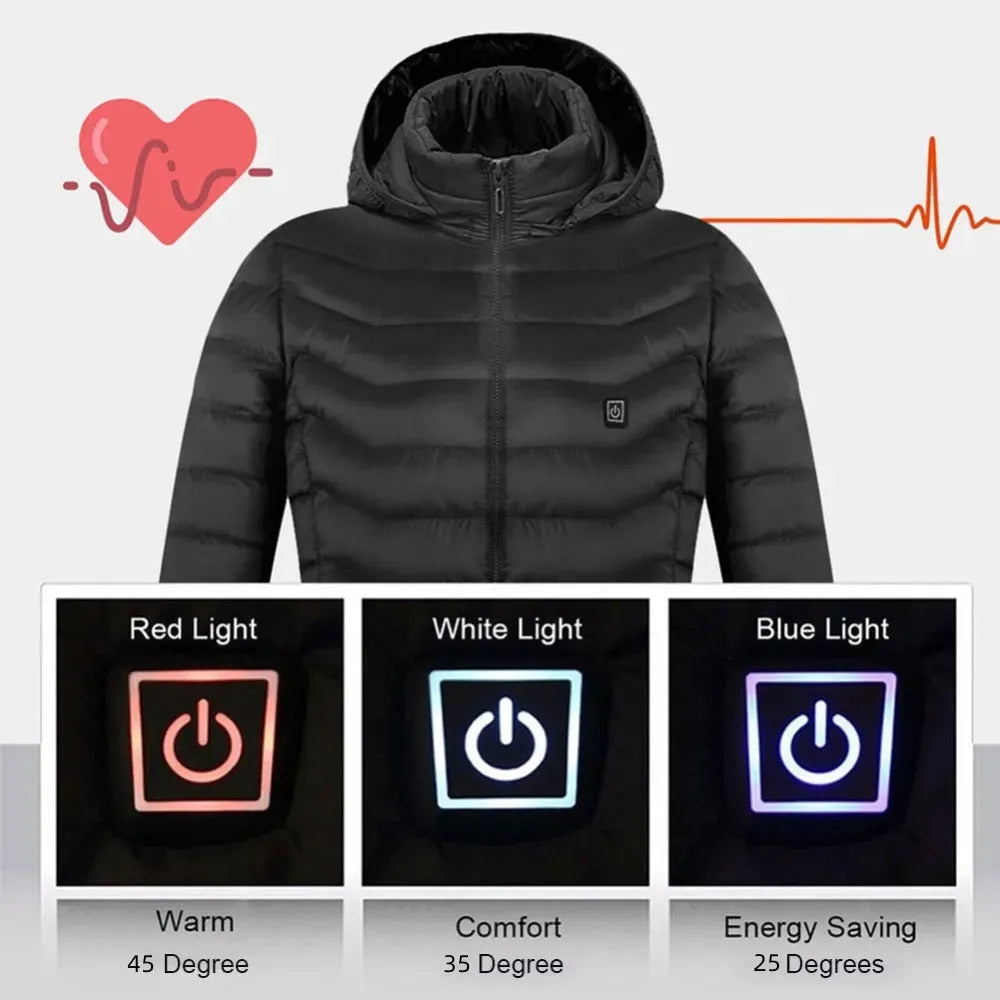 New Heated Jacket Coat USB Electric Jacket - Bellarte Enchanté New Heated Jacket Coat USB Electric Jacket