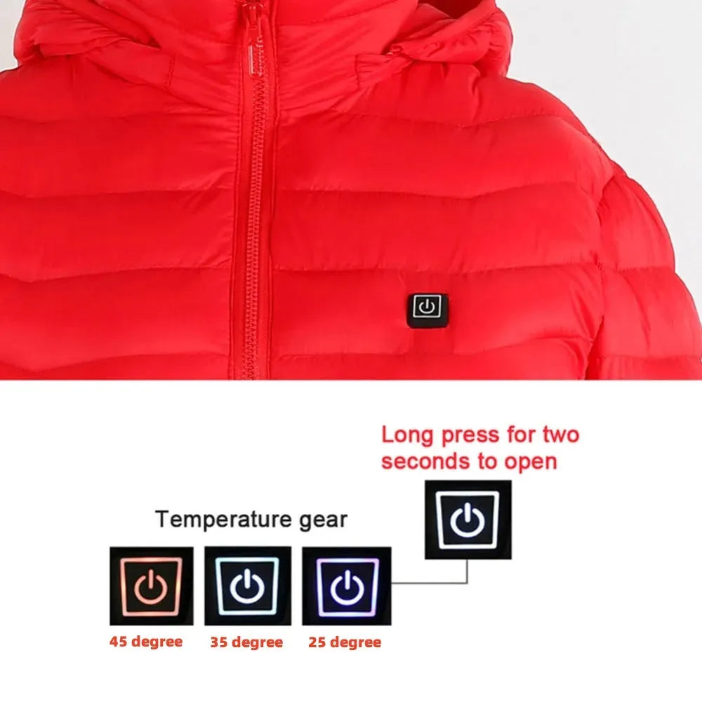 New Heated Jacket Coat USB Electric Jacket - Bellarte Enchanté New Heated Jacket Coat USB Electric Jacket