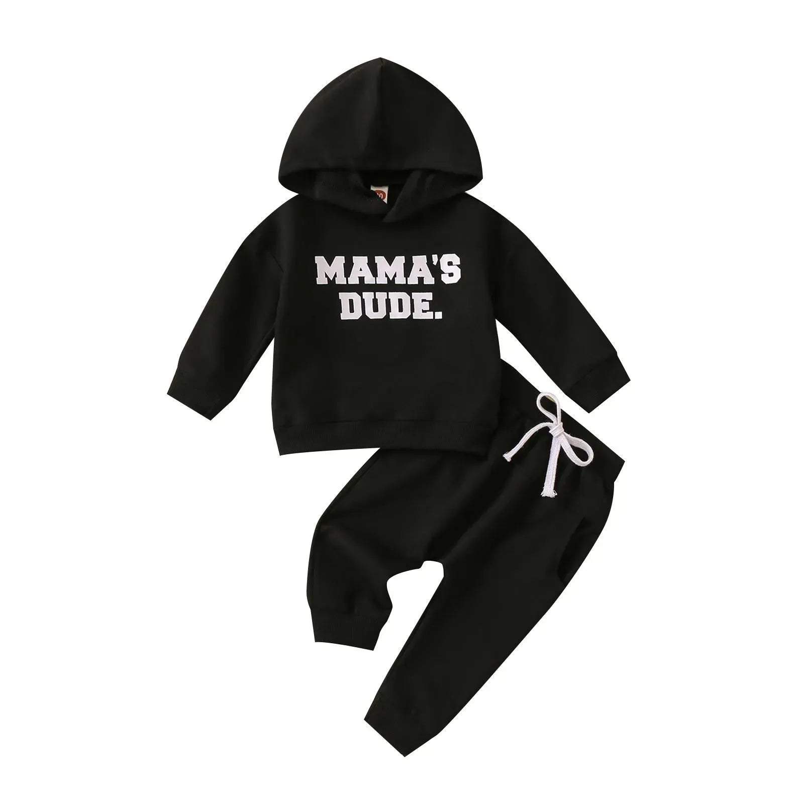 New Hoodie Letter Printed Solid Color Trousers Suit - Bellarte Enchanté New Hoodie Letter Printed Solid Color Trousers Suit