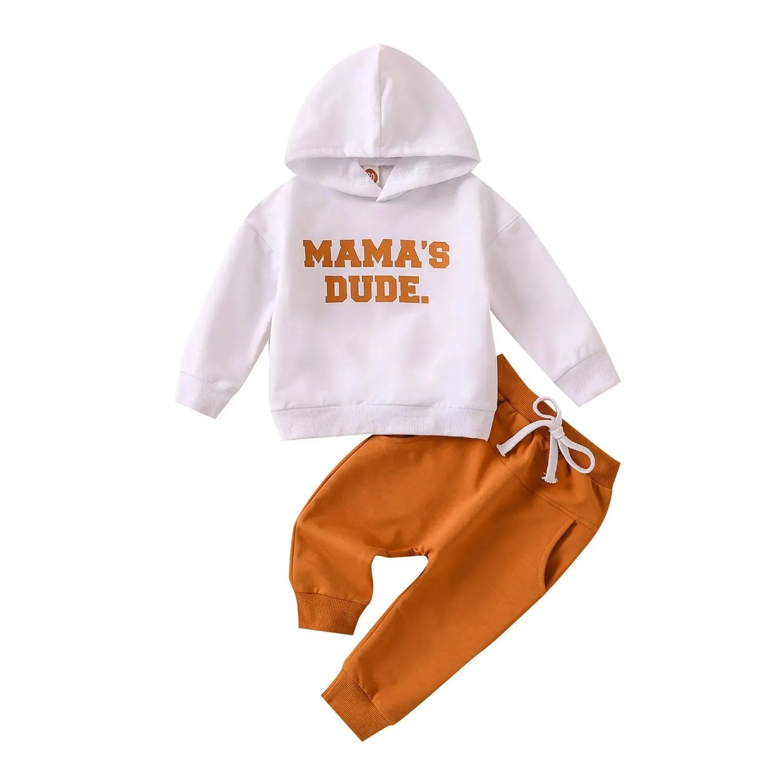New Hoodie Letter Printed Solid Color Trousers Suit - Bellarte Enchanté New Hoodie Letter Printed Solid Color Trousers Suit