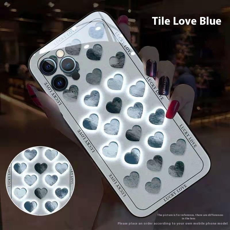 New Incoming Light Heart Mobile Phone Shell For Couples - Bellarte Enchanté New Incoming Light Heart Mobile Phone Shell For Couples