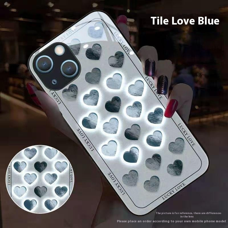 New Incoming Light Heart Mobile Phone Shell For Couples - Bellarte Enchanté New Incoming Light Heart Mobile Phone Shell For Couples