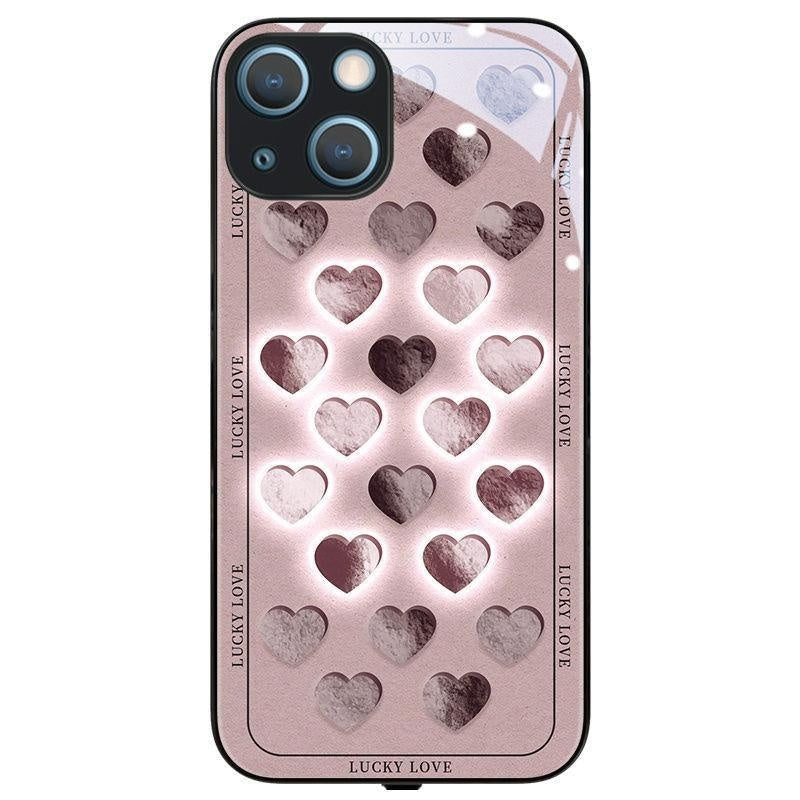 New Incoming Light Heart Mobile Phone Shell For Couples - Bellarte Enchanté New Incoming Light Heart Mobile Phone Shell For Couples