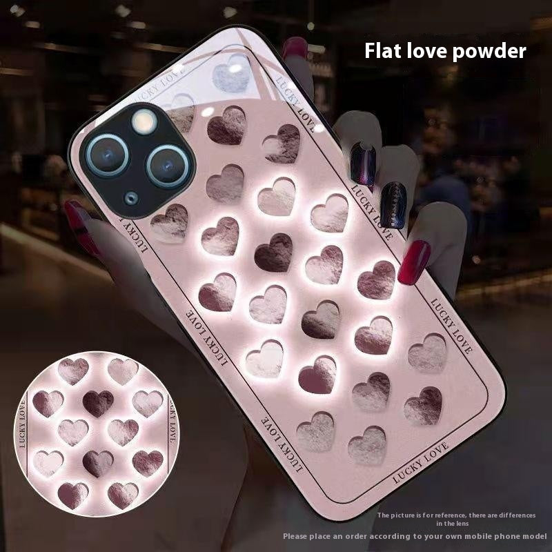 New Incoming Light Heart Mobile Phone Shell For Couples - Bellarte Enchanté New Incoming Light Heart Mobile Phone Shell For Couples