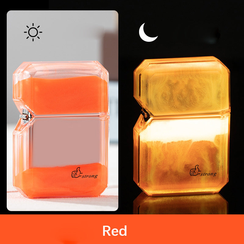 New Luminous Quicksand Windproof Lighter - Bellarte Enchanté New Luminous Quicksand Windproof Lighter