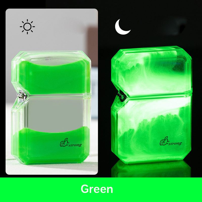 New Luminous Quicksand Windproof Lighter - Bellarte Enchanté New Luminous Quicksand Windproof Lighter