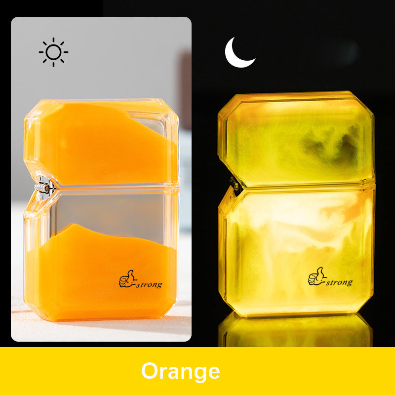 New Luminous Quicksand Windproof Lighter - Bellarte Enchanté New Luminous Quicksand Windproof Lighter