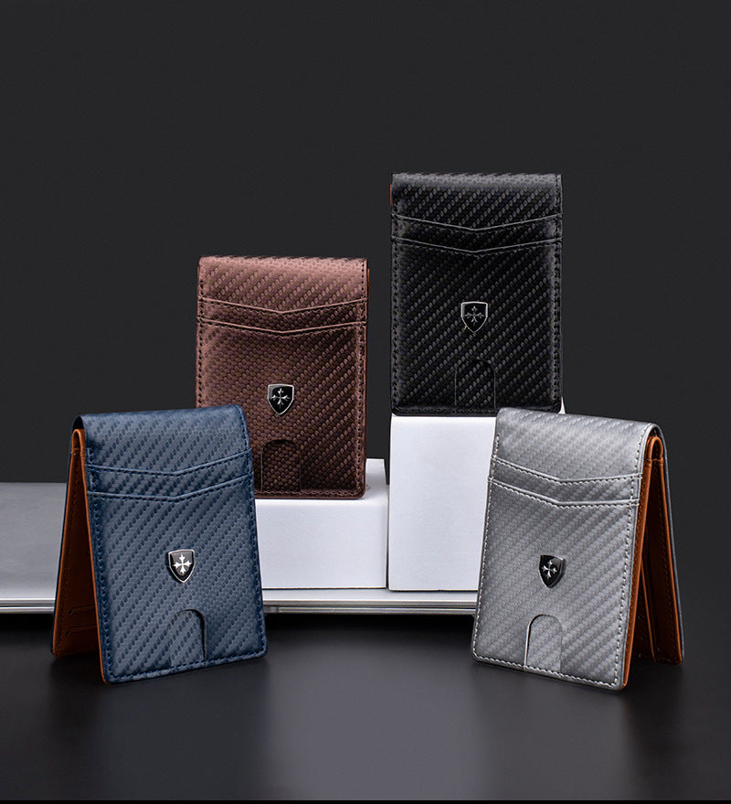 New Men's Wallet Short And Simple Two Fold - Bellarte Enchanté New Men's Wallet Short And Simple Two Fold