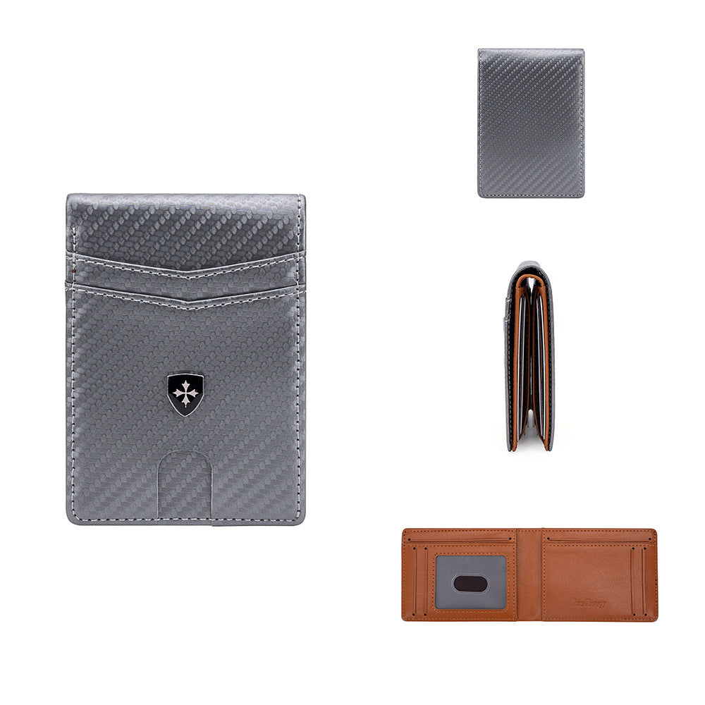 New Men's Wallet Short And Simple Two Fold - Bellarte Enchanté New Men's Wallet Short And Simple Two Fold