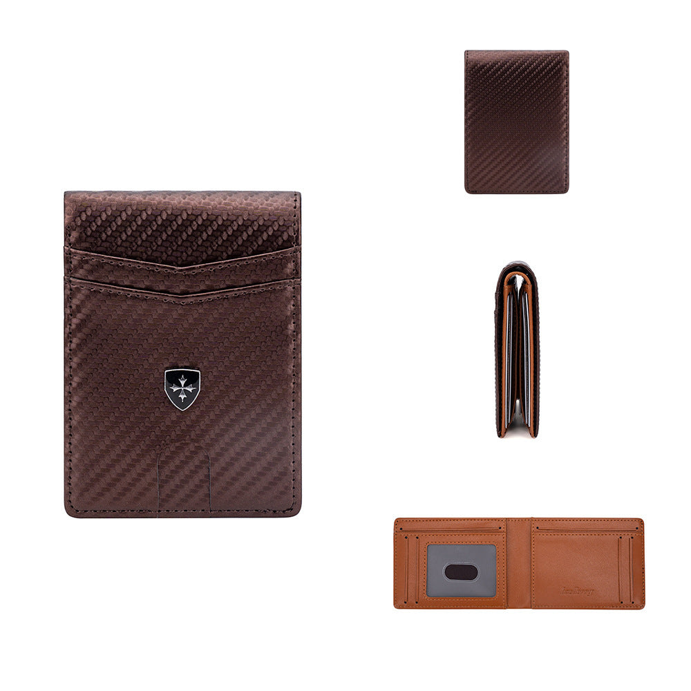 New Men's Wallet Short And Simple Two Fold - Bellarte Enchanté New Men's Wallet Short And Simple Two Fold