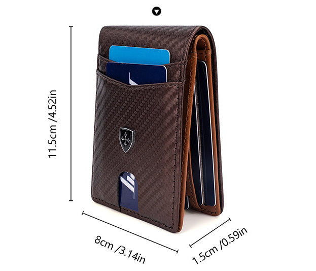New Men's Wallet Short And Simple Two Fold - Bellarte Enchanté New Men's Wallet Short And Simple Two Fold