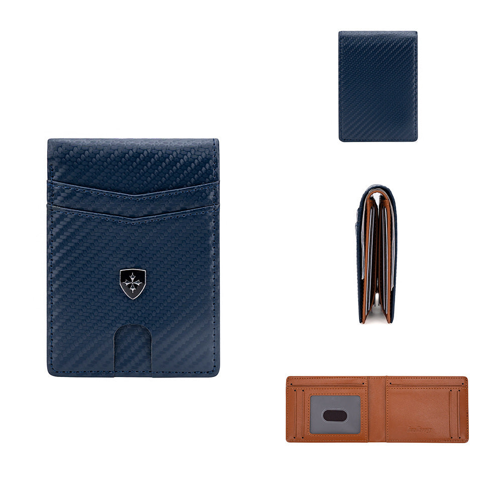New Men's Wallet Short And Simple Two Fold - Bellarte Enchanté New Men's Wallet Short And Simple Two Fold