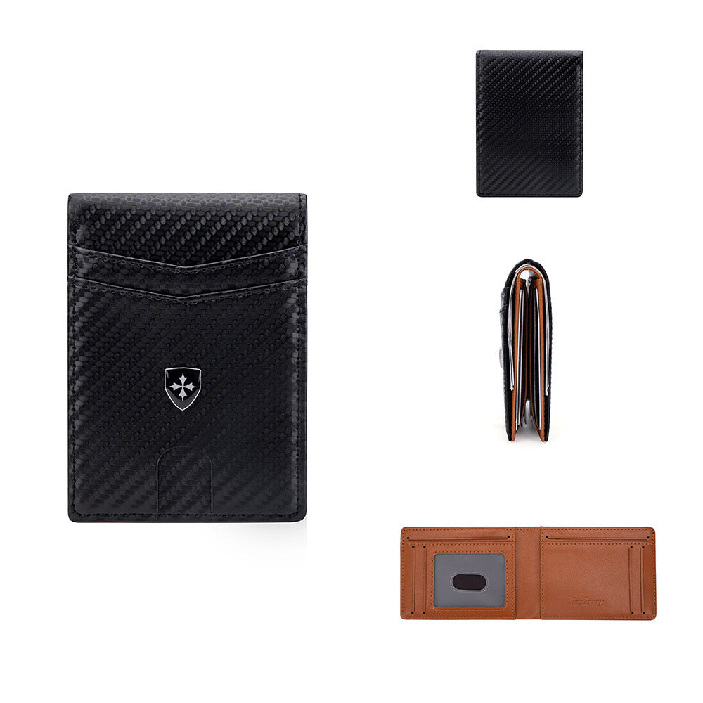 New Men's Wallet Short And Simple Two Fold - Bellarte Enchanté New Men's Wallet Short And Simple Two Fold